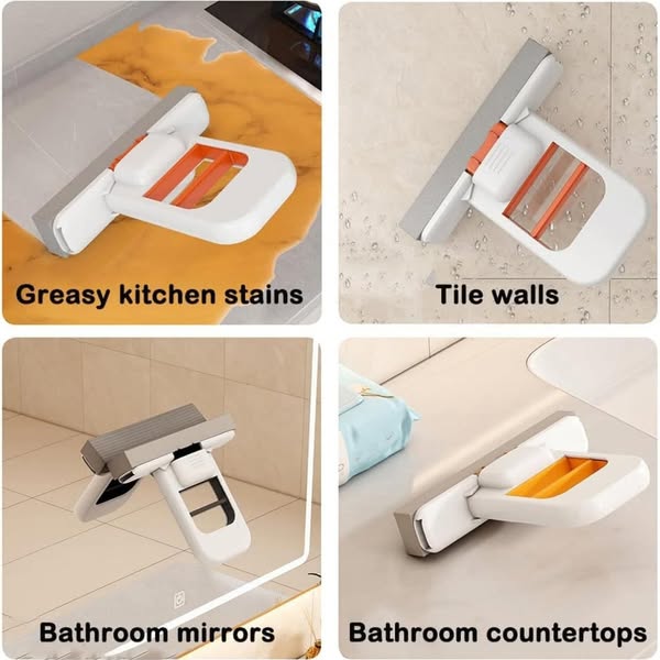 Veda-Wipe | Self-Squeezing Foldable Mop